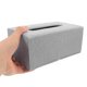 thumbnail image 3 of Elegante porta pañuelos de piel sintética, moderno dispensador de servilletas rectangular., 3 of 7