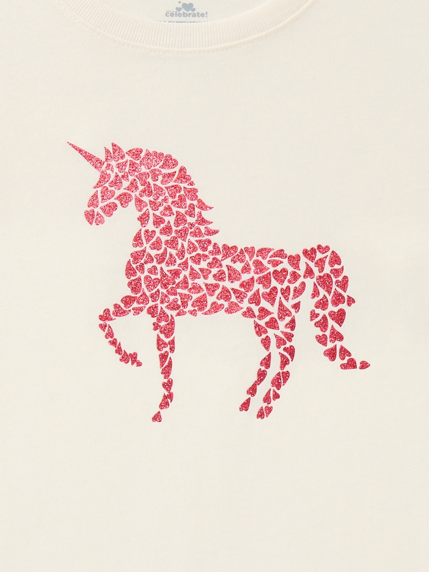 Valentine's Day Girls Graphic Tee from Way To Celebrate, Sizes 4-18