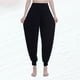 thumbnail image 5 of EeaseMX Pantalones de yoga para mujer, holgados, largos y cómodos, para danza del vientre, talla XL (negro), 5 of 7