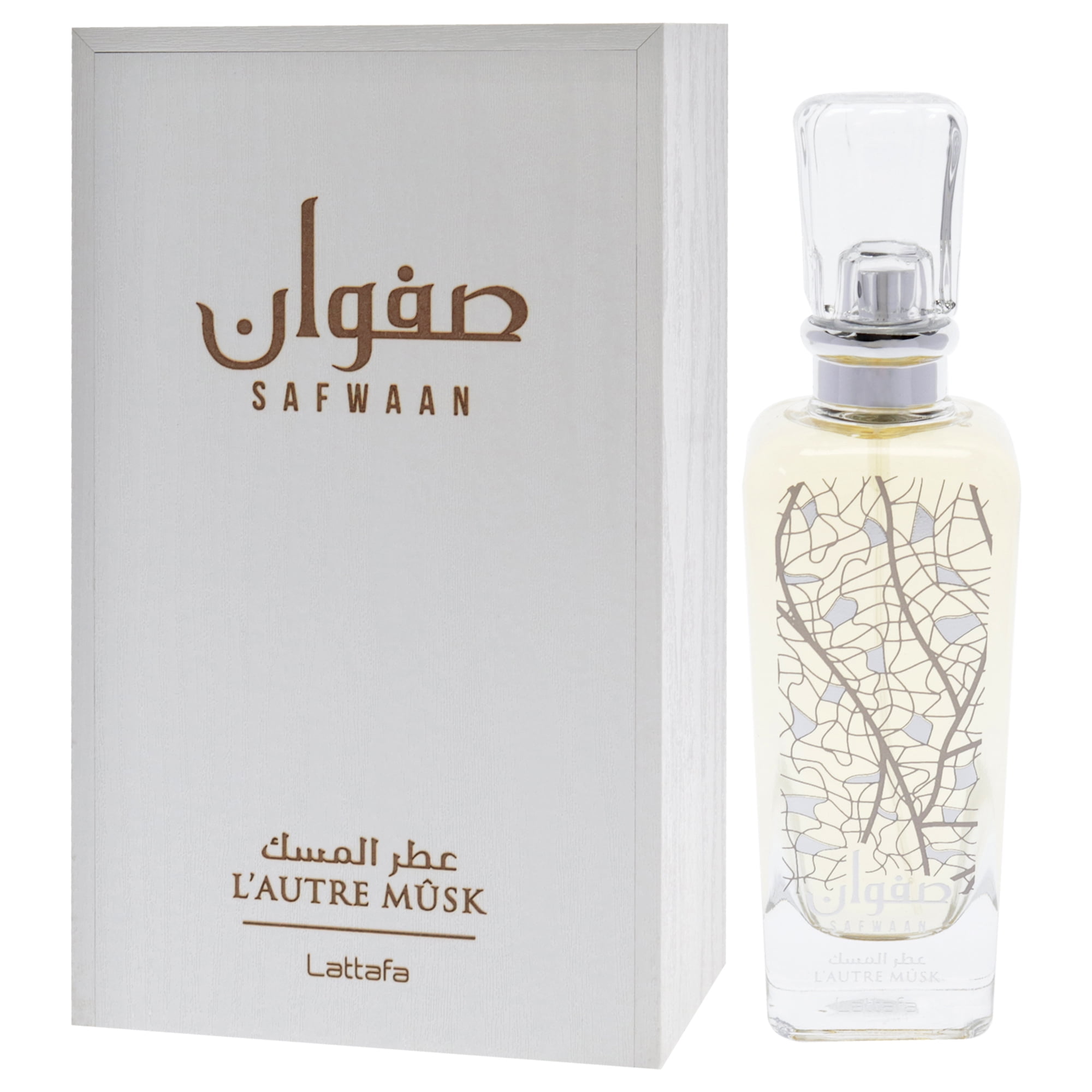 LATTAFA Safwaan Lature Musk Perfume, 3.4 oz EDP Spray, Vanilla