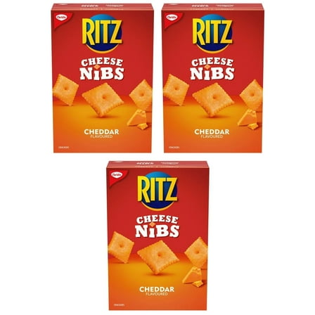 Ritz Cheese Nibs Cheddar Crackers 180g (3 Pack)