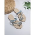 thumbnail image 3 of Summer Lightweight & Comfortable Eva Beach & Vacation Heart Decor Flat Slippers, 3 of 4