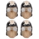 thumbnail image 1 of 4 Uds. Tapa de vástago de válvula de neumático de coche estilo calavera ABS cubierta Universal de cobre para bicicletas SUV camiones, 1 of 8