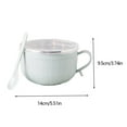 thumbnail image 6 of Stainless Steel Instant Noodle Bowl Rice Bowl Soup and Lid Bowl K5V3 With Jahhsay®, 6 of 8