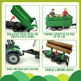 thumbnail image 3 of 4 Pcs Farm Tractor Toy, Toddlers Farm Toys Tractor Vehicles with Trailer, Truck Toys for Kids 3-6 Years Old, Birthday Gift & Party Favors, 3 of 7