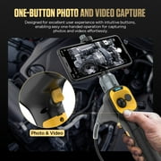 Autool SVB303 720P Endoscope Camera, 4-Way 360° Articulating Borescope W/ 6 LED Lights & 3.28ft Waterproof Elastic Metal Hose 1 Set