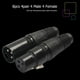thumbnail image 1 of Negro 8 piezas 4 macho 4 hembra XLR 3 pines micrófono Audio Cable conectores enchufes, 1 of 9