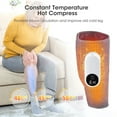 thumbnail image 3 of Leg Massager, Air Compression Calf Wraps Massager for Leg Circulation and Swelling Muscle Relax, Wireless Heat Massage Machine 3 Modes 3 Intensities Design for Most Size,Relax Leg Muscle Fatigue, 2Pcs, 3 of 7