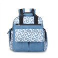 thumbnail image 1 of Bolsa de pañales Sunnimix Capacidad Viaje Cochecito con cambiador azul, 1 of 8