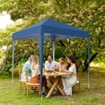 thumbnail image 6 of LiteHaven 6.5x6.5ft Pop Up Canopy Tent Outdoor Instant Gazebo Portable Shelter with Carry Bag for Commercial Activity Party Wedding Events Birthday BBQ, 6 of 8
