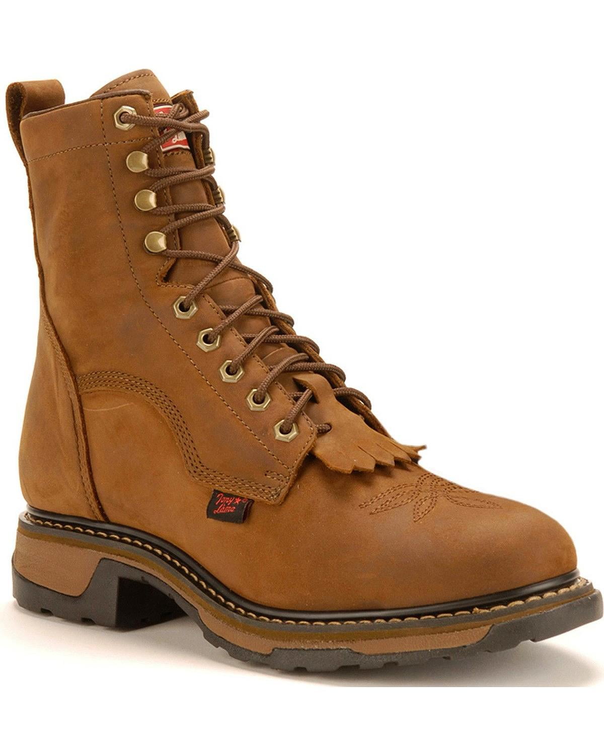 tony lama tlx lace up boots