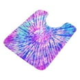 thumbnail image 3 of RMDQTR 16" × 24" Rectangle Shape Bathroom Rugs Plush Toilet Base Mat Soft Rugs Non Slip Absorbent Pink and Blue Pastel Tiedye, 3 of 9