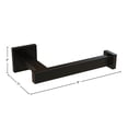 thumbnail image 3 of DAX Roma Toilet Paper Holder Matt Black, 3 of 4