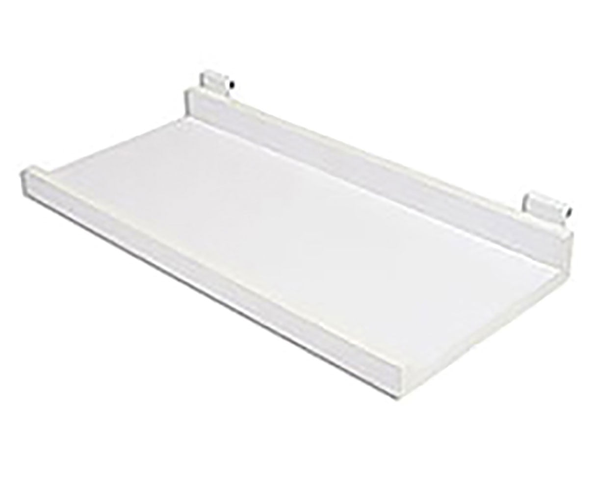 White Melamine Shelf Kit 11½”D X 24”L For Wire Grid