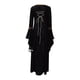 thumbnail image 1 of Vestido de fiesta de la Edad Media con mangas acampanadas y cuello redondo de terciopelo dorado para mujer Fridja nbo2769, 1 of 4