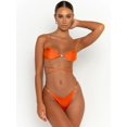 thumbnail image 4 of Traje baño bandeau para mujer con correa ajustable para hombro, traje baño piezas, traje baño con decoración, 4 of 5