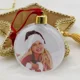 thumbnail image 3 of Bola de foto transparente navideña Personalizar colgante de bola navideña Bola de cinco estrellas Decoraciones colgantes para árbol de Navidad DIY, 3 of 5