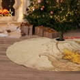 thumbnail image 6 of Yiaed Print Christmas Tree Skirt , Tree SkirtsTree Mat for Christmas Winter Holiday Indoor Decorations-30", 6 of 7