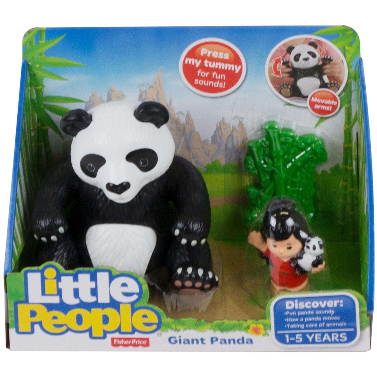 Fisher Little People Giant Panda Doll 2day Delivery for sale online