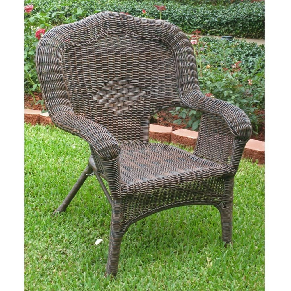 International Caravan Madison Wicker Resin Patio Chair