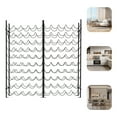 thumbnail image 4 of Large Capacity Black Floor Mount 10-Tier Wine Rack Wine Bottle Holders Stand, 4 of 21