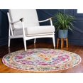 thumbnail image 4 of Rugs.com Carnevale Collection Rug – 8 Ft Round Multi Medium Rug Perfect For Kitchens, Dining Rooms, 4 of 9