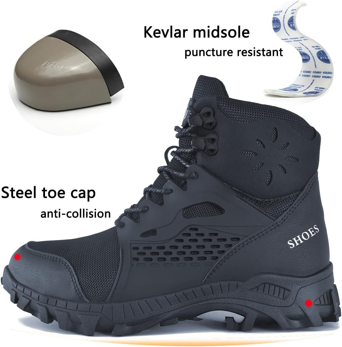 Suystex Men's Steel Toe Waterproof Work Boot photo 2