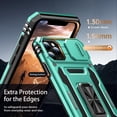 thumbnail image 5 of for iPhone 11 Pro Case with Screen Protector,Sliding Camera Cover,-Grade Cover with  Stand Phone Case 5.8" Turquoise, 5 of 12