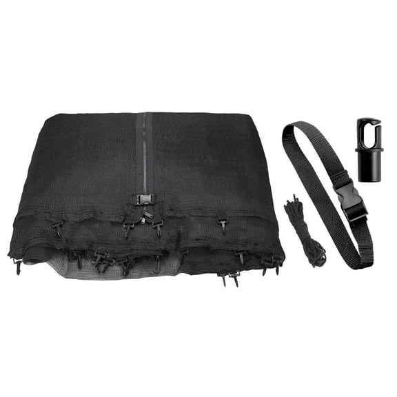 Universal Trampolines Safety Net Fits 12 ft Round Trampoline Frame - Trampoline Replacement Net - Compatible with Most Trampoline Brands
