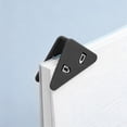 thumbnail image 4 of Klonfd Triangle File Corner Data Triangular Book Page Corner Multifunctional Translucent Color Fastener Books From Curling Reading, 4 of 5