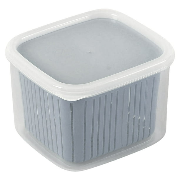 Caja de Conservación para Refrigerador, Caja de Almacenamiento de Guarniciones, Caja Sellada para Cocina, Caja de Congelador, Caja de Ingredientes, Caja de Almacenamiento