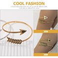 thumbnail image 3 of Adjustable Armlet Bracelet Set for Women - Open Cupid Cuff Jewelry, 3 of 8
