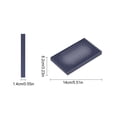 thumbnail image 3 of Worallymy Portable Bathroom Double Sided Brush Washing Drain Soap Box Holder Dish Case Container, 3 of 9