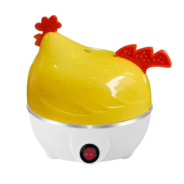 Olla multifunción para 7 huevos, hervidor de huevos con apagado automático, vaporizador de huevos para Camping, hogar, cocina, dormitorio, RV Blanco Sunnimix cocedor de huevos