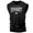 TankTop Silver on Black, variant on Gymish Dominate Workout Tank Top for Men, Funny Gym Tank, Lifting Shirt, Deadlift Fitness Top, Heather Grey, Small