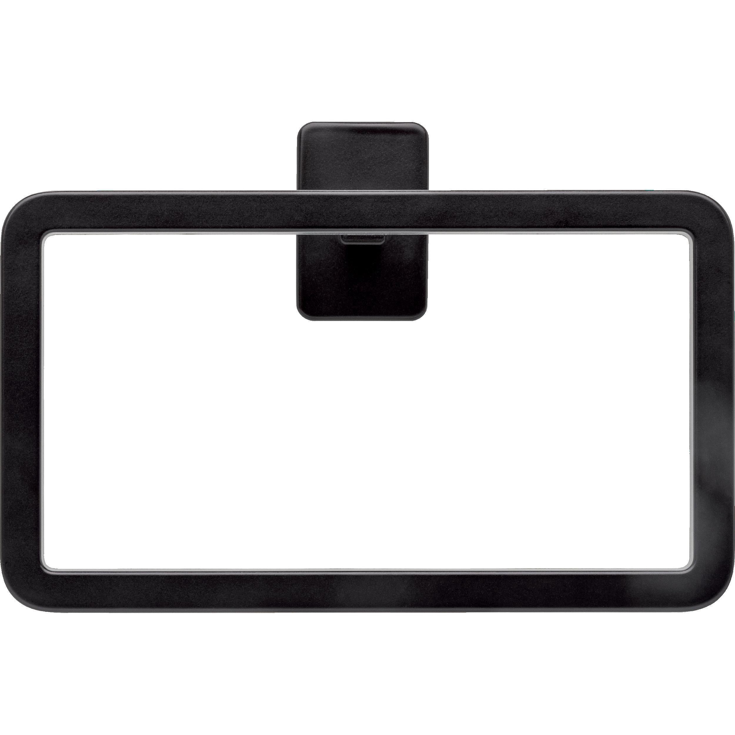 Better Homes & Gardens Alden Towel Ring, Towel Holder in Matte Black