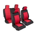 thumbnail image 3 of Smittybilt Neoprene Front and Rear Seat Cover Kit (Black/Red) - 471530, 3 of 7
