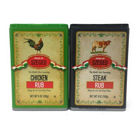 YANKEETRADERS® Szeged Chicken & Steak Rub(5oz), Combo 2pk