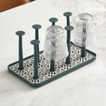 thumbnail image 4 of Raindrops 1Set Bottle Dryer Stand PP Green Simple Design For Living Room, 4 of 8
