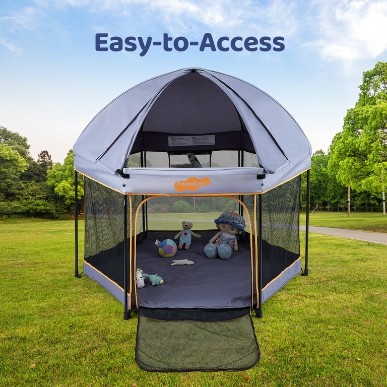 Playpen For Babies And Toddlers Baby Playpen With UV Canopy