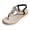 Black, variant on Women's Sparkly Rhinestone Sandals Bohemian Jeweled Platform Wedge Heel Summer Dressy Flip Flops Thong Sandals