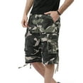 thumbnail image 6 of Fesfesfes Mens Cargo Shorts Multi Pocket Cargo Short Pants Loose Casual Pants Straight Leg Pants Under 10$, 6 of 9
