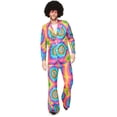 thumbnail image 2 of 70s Tie Dye Suit Men's Costume X-Large 46-48, 2 of 2