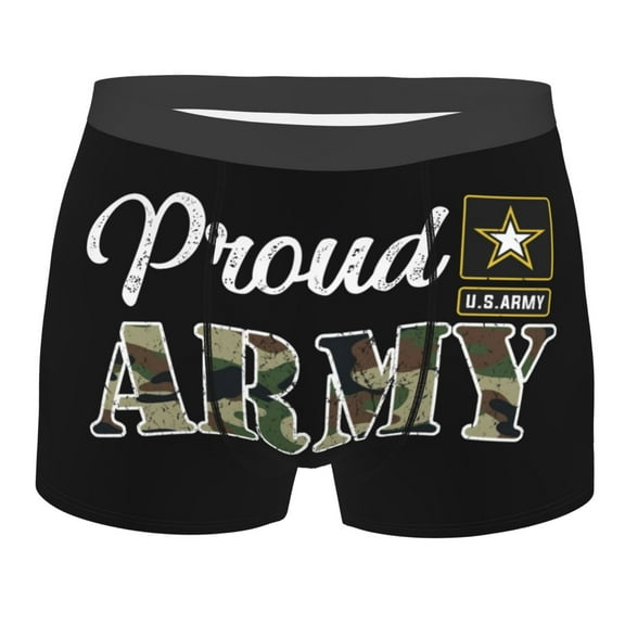 Army Mens Boxer Briefs Funny Novelty Underwear Present for Men S