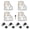 Repair Kit,Float, variant on 4PCS Honda VFR400R VFR400Z NC21 NC24 1986-1988 Motorcycle Accessories Carburetor Repair Kit Racing Retrofit Car