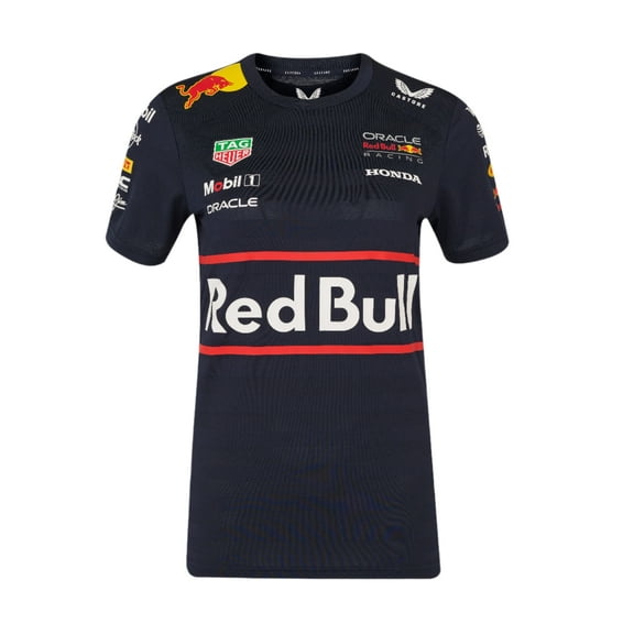 Red Bull Racing F1 Women's 2025 Team T-Shirt- Navy