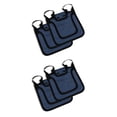 thumbnail image 1 of Methold Paquete de 2 sillas de montar para pollo con correas ajustables, tela Oxford, delantales protectores para gallinas, accesorio de Type2 NO2, 1 of 6