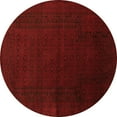 thumbnail image 1 of Ahgly Company Indoor Round Persian Orange Traditional Area Rugs, 4' Round, 1 of 1