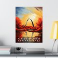 thumbnail image 4 of ELNEIT - Gateway Arch National Park Poster, Unframed Matte Paper, S06, 4 of 4