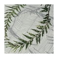 thumbnail image 4 of HAOXIT  Yuletide Christmas Tree Farm Flannel Back Vinyl Christmas Tablecloth - Nostalgic Barn and Truck Print Xmas Wipe Clean Easy Care Dining Room Tablecloth,Square 52*52, 4 of 8